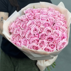 Букет из 55 роз Аваланж (60 см) в Электрогорске
