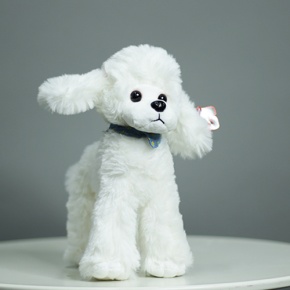 Плюшевый пудель белый (25 см) в Электрогорске