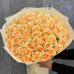 Букет из 51 розы Аваланж (60 см) в Электрогорске