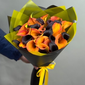 Букет "Карамель" из 29 калл в Электрогорске