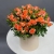 Композиция в шляпной коробке из оранжевых кустовых роз в Электрогорске Композиция в шляпной коробке из оранжевых кустовых роз в Электрогорске