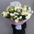 Букет "Изысканность" из 31 белой эустомы в Электрогорске Букет "Изысканность" из 31 белой эустомы в Электрогорске