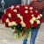 Букет 151 роза красный и белый микс (60 см) в Электрогорске Букет 151 роза красный и белый микс (60 см) в Электрогорске