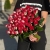 Букет из 51 рубиновой розы (50 см) в Электрогорске Букет из 51 рубиновой розы (50 см) в Электрогорске