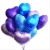 Сердце сиреневое фольгированный шар с гелием (45 см) в Электрогорске