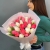 Букет из 25 кораллово-белых тюльпанов в Электрогорске