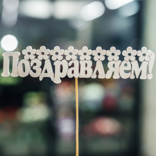 Топпер Поздравляем в Электрогорске