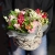 Композиция в корзине "Майя" из гиацинтов, альстромерий и эустом в Электрогорске