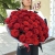 Букет 51 красная роза (50 см) в Электрогорске
