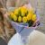 Букет из 15 жёлтых тюльпанов в Электрогорске Букет из 15 жёлтых тюльпанов в Электрогорске