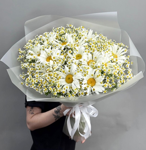 Букет из ромашек микс в Электрогорске